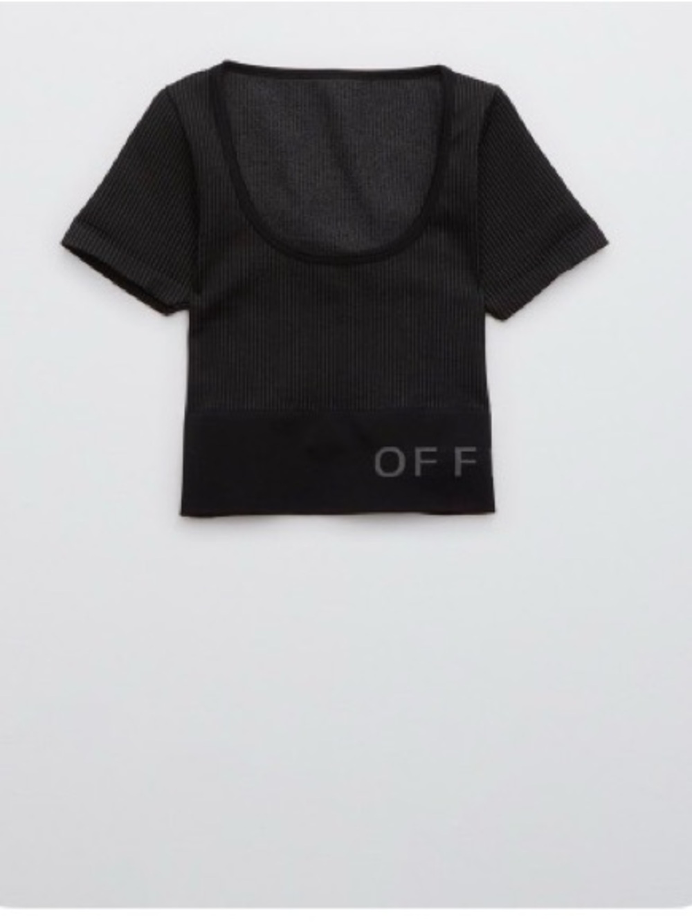 OFFLINE Sidewalk Seamless Ribbed Cropped T-Shirt